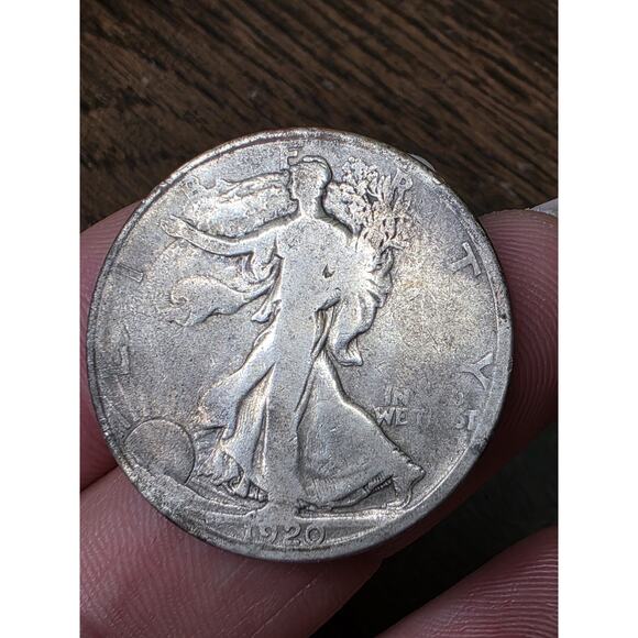 1920 S Walking Liberty Half Dollar Scarce Semi Key Date Silver Walker Coin 3 - Picture 14 of 16
